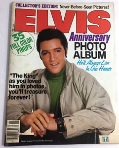 Vintage Elvis Presley anniversary photo album magazine 1978 - Picture 1 of 3