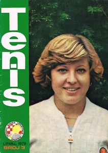 TENIS #3 1979 Vintage YUGOSLAVIAN TENNIS MAGAZINE cover MIMA JAUSOVEC - Picture 1 of 1