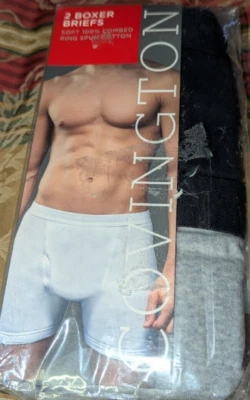 Pack de 2 boxers de algodón para hombre talla pequeña de COVINGTON Foto 1 de 3