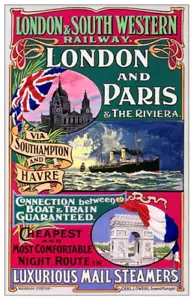 Titanic Boat Train Poster 12 x 18 - Picture 1 of 4