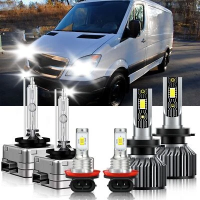 Kit de bombilla antiniebla LED HID faros altos bajos para Dodge Sprinter 2500 2007-2009 Foto 1 de 4