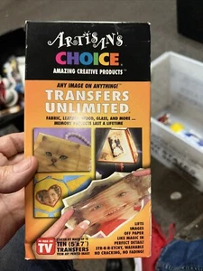 ARTISANS CHOICE Transfers Unlimited Rare Old Stock New Open Box Unused - Picture 1 of 2