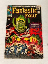 Fantastic Four #49 - VG/F Marvel Comics 1st Full Galactus 2nd Silver Surfer!!