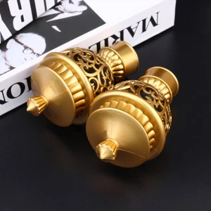 Retro Curtain Finial Curtain Caps Decorative Curtain Pole Ends - Picture 1 of 12