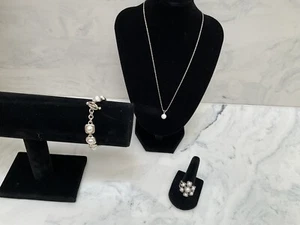 3 teiliges Schmuck Konvolut mit Pandora Ring - Bild 1 von 19