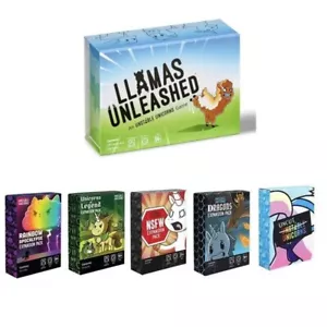 NEW Unstable Unicorns Card Game Fun Board Game Black White Box Expansion Pack