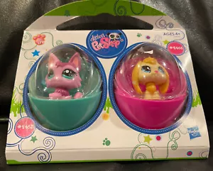 LITTLEST PET SHOP #2465 Kitten Cat #2466 Rabbit Easter Eggs LPS Hasbro 2011 NEW - Picture 1 of 5
