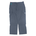 LUTTEURS Outdoor Workwear Mens Trousers Blue Regular Straight W34 L31
