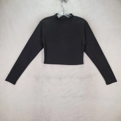 The Fifth Label Womens Top Size M Black Stretch Turtleneck Classic Crop Blouse - Image 1 of 4