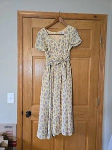 Abito vintage a fiori Misty Lane Cottagecore taglia 6, made USA - Foto 1 di 10