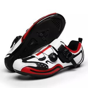Mens Road Cycling Shoes Professional Fitness Bicycle Sneakers Bike Riding Shoes - Picture 1 of 15