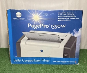 NEW KONICA MINOLTA PAGEPRO 1350W Stylish Compact Laser Printer-NEW - Picture 1 of 8