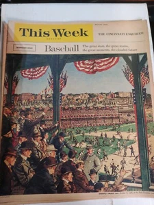 VTG This Week Magazine May 29 1966 The Indianapolis Star Baseball Issue - Imagen 1 de 3