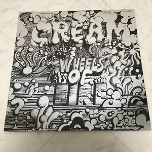 CREAM / WHEELS OF FIRE JAPAN ISSUE DOUBLE LP W/ INSERT - Picture 1 of 11