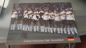 Fußball WM1990,Italien,7xorig.signiert - Bild 1 von 1
