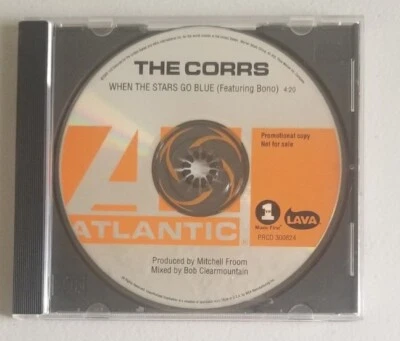 Super Rare - The Corrs Featuring Bono "When The Stars Go Blue" Promo Only CD U2 Foto 1 de 2