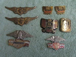 1980-83 "Honda Goldwing" Vintage, OEM, Eight Assorted Emblems - Picture 1 of 15