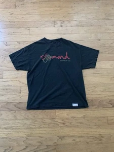 Diamond Supply Co T Shirt Mens XL Black Red Letters Diamonds & Rose!  - Picture 1 of 3