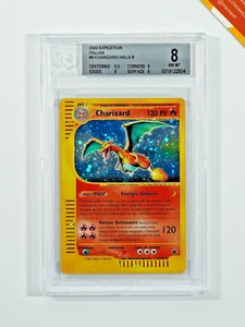 Pokemon BGS 8 Charizard #6 Holo Expedition Base Set 2002 Italiano - Picture 1 of 2