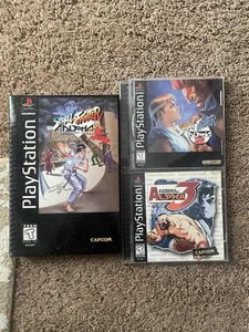 Street Fighter Alpha Warriors' Dreams &STREET FIGHTER Alpha 2&3 ps2  W REGISTRA - Picture 1 of 4