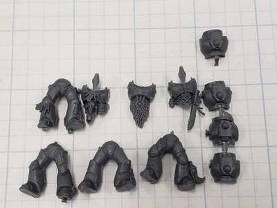 Warhammer 40k Space Wolves ARMORY Bits Wolf Pack Engraved Torso Legs Lot AR06 - Image 1 of 4