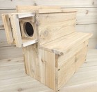 Squirrel House Nesting Box Bird Nature Animals Safety Wooden Cedar Handmade USA 