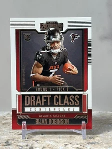 2023 Panini Contenders Draft Class Bijan Robinson Rookie Card #2 | ATL Falcons - Picture 1 of 6