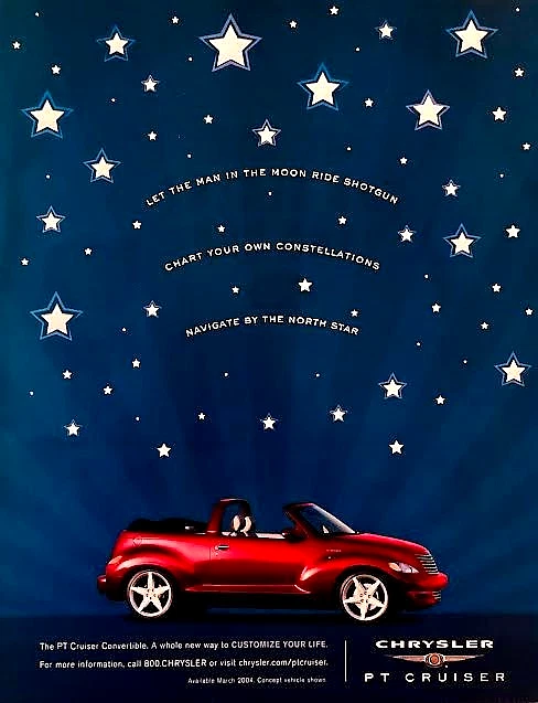 2004 04 CHRYSLER PT CRUISER CONVERTIBLE—ORIGINAL MAGAZINE ADVERTISEMENT—PRINT AD - Image 1 of 1