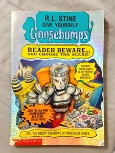 Give Yourself Goosebumps #14: The Creepy Creations Of Professor Shock: 1st Print - Imagen 1 de 4