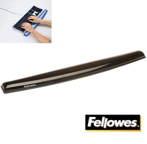 Fellowes Crystals Gel Keyboard Wrist Rest - Black - Picture 1 of 4