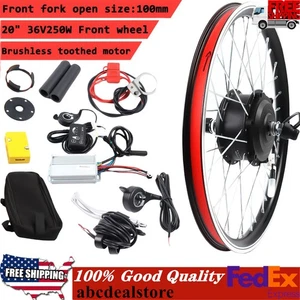 20" Inch Front Wheel 36V Electric Bicycle Ebike Conversion Kit Hub Motor Cycling - Picture 1 of 7