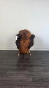 Icelandic sheepskin rug | Scandinavian sheepskin rug |,silky long wool #C274 - Picture 1 of 8