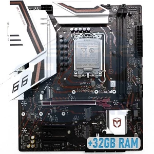 Carte Mère M-ATX B760M 32GB RAM DDR5 12 13 Gen I3 I5 I7 I9 Gaming PCIe 4.0 - Photo 1/7