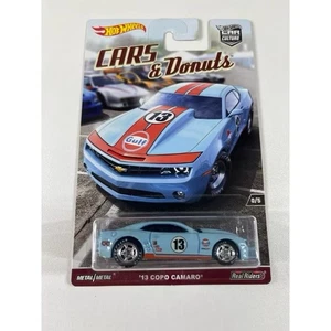 Hot Wheels 2017 Cars & Donuts Premium '13 Copo Camaro Gulf Car Culture Chase RLC - Imagen 1 de 8