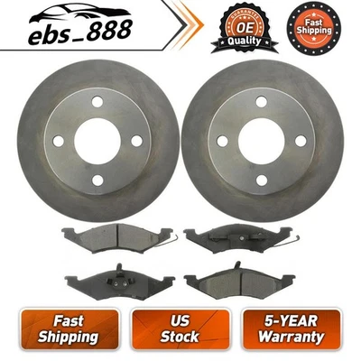 前刹车转子制动垫制动套件适用于 Mercury Topaz 2.0L 1984 - 1986 — 第 1/4 张图片