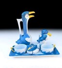 ED.MARCEL SANDOZ RARE SERVICE CAFE TÊTE A TÊTE PORCELAINE LIMOGES ART DECO 1930
