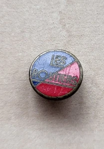 Vintage Les Routiers Europeens threaded Truck Lorry pin badge - Picture 1 of 2