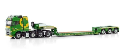 WSI, VOLVO FH4 Globetrotter 8x4 avec porte engins 3 Essieux ZWATRA, échelle 1... - Photo 1/3