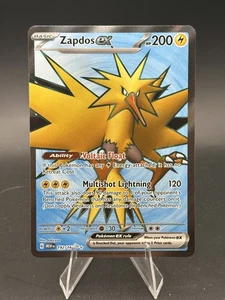 Zapdos ex 192/165 Sv: Scarlet & Violet 151 Ultra Rare Holo - Picture 1 of 2