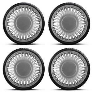 Radkappen 15 Zoll Silber Camaro Radzierblenden 4er Set passend für Peugeot Boxer Panel Van - Bild 1 von 6