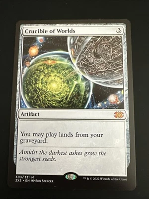Crucible of Worlds Double Masters 2022 Magic: The Gathering Card - Image 1 of 4