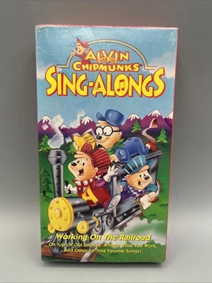 NEW Alvin and the Chipmunks Sing-Alongs - Working on the Railroad VHS, 1994 - Image 1 of 3