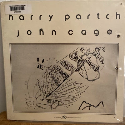 MUSIC OF JOHN CAGE & HARRY PARTCH nw214 '78 audio library gate LP orig Near Mint - Image 1 of 4