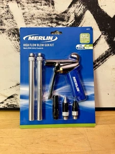 Pneumatische High Flow Ausblaspistole Kit mit 3 Düsen Luftkompressor Werkzeug Zubehör - Bild 1 von 2