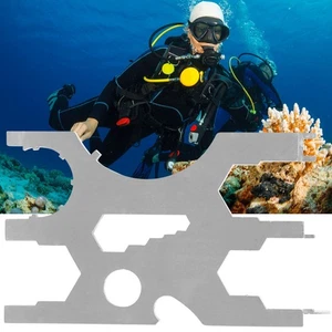 Edelstahl Unterwasser Multifunktionswerkzeug Tauchregler Kit Credit BL - Bild 1 von 11