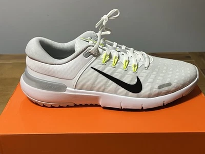 Nike Free Golf NN Spikeless Shoes M10.5/W12 White/Black-Pure Platinum NEW - Image 1 of 4
