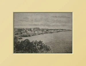 REGGIO CALABRIA:VEDUTA DAL MARE.In Passepartout.1898... - Foto 1 di 1