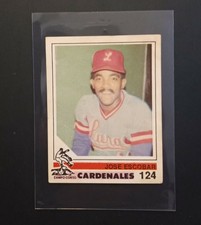 1988-89 Venezuelan Winter League Sticker Jose Escobar VZ #124