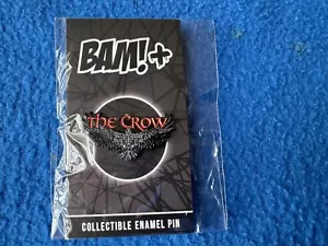 BAM BOX + GOTHIC THE CROW 1994 Horror ENAMEL PIN Limited Edition RARE - Picture 1 of 2