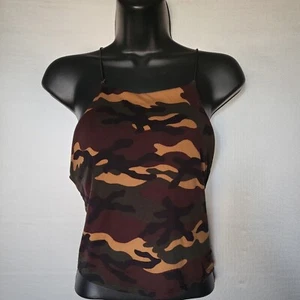 Gaze Women's Camo Multicolor Tank Top Medium - Picture 1 of 5